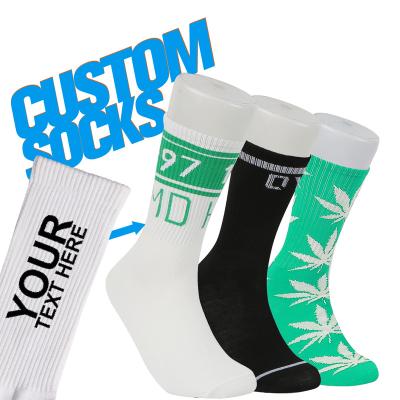 China Breathable Custom Your Own Design Logo Sports Socks Cotton Gym Sock Sports Socks Custom Logo for sale