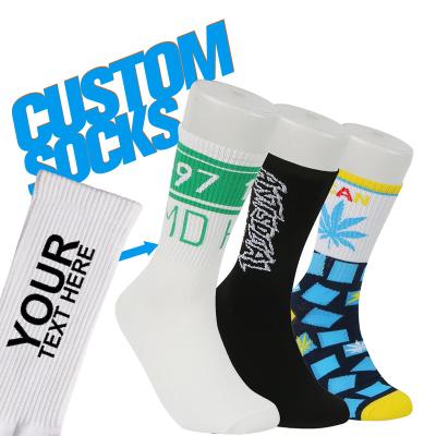 China Breathable Customizable Unisex Organic Bamboo Socks Mens Logo Cotton Sports Bamboo Socks for sale