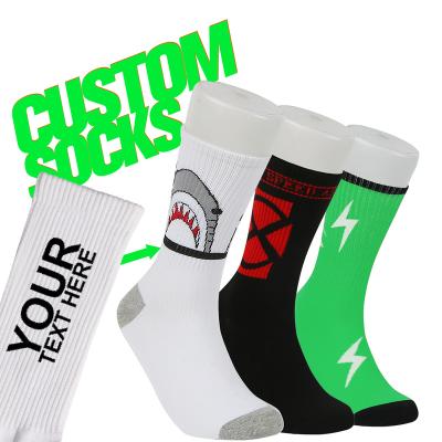 China QUICK DRY custom socks logo brand no crew min white custom socks custom socks logo for sale