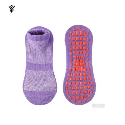 China YS-H0031 QUICK DRY Custom Trampoline Park Grip Knocks Anti Slip Slip-Resistant Playground Socks for sale