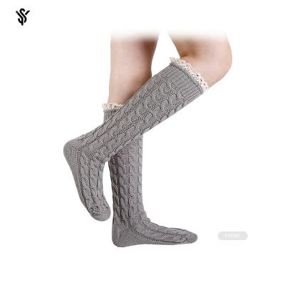 China YS-F0113 QUICK DRY knit knee bump high knitted knee socks for sale