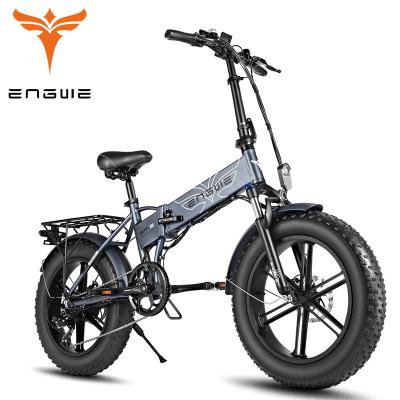 China Mauntain Electric Bike Ready To Board Electric Bicycle 750W Electric Bicycle Stock 48V13A Fat Bike ODM/OEM 20inch EP-2Pro EU/US/UK Tire From ENGWE Wholesale for sale