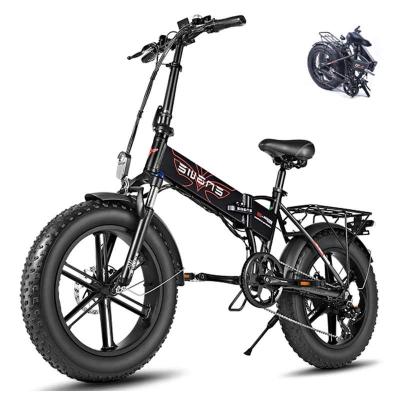 China Mauntain Electric Bike Customize Cheap Electric Bicycle 750W 48V13AH Mountain From ODM/OEM ENGWE Factory Directly Folding Fat Tire Electric Bike for sale