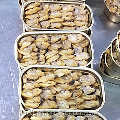 China Canned Style Clam And Carton Packaging Meat 155g for sale