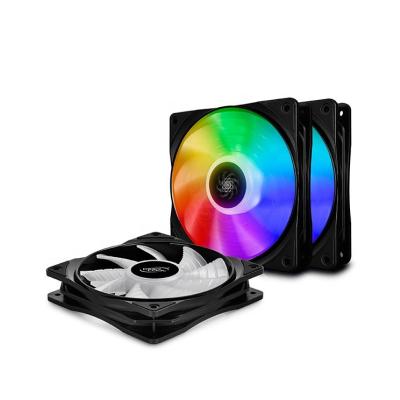 China Brand New Computer Case Deepcool CF120 ARGB 3 in 1 Cooling Fan Kit Computer Cooler RGB PC Case Fan For Gaming for sale