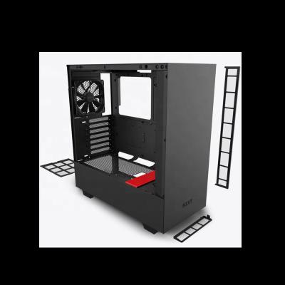 China Hot Selling ABS+SPCC+Tempered Computer Case H510 Black&Red Tower PC Case Gaming Glass Middle CASE Mid Tower for sale