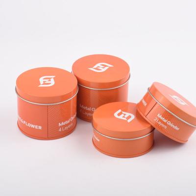 China Durable Custom Logo Printing Metal Scented Candle Tin Cans Lip Balm Candy Tea Gift Tin Box Packaging for sale