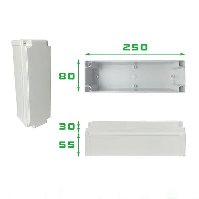 China TY-8025085 Outdoor Electrical Connection Boxes ABS Plastic Project IP66 Junction Enclosure for sale