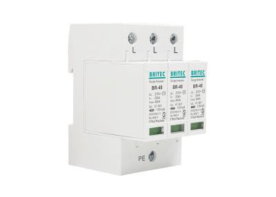 China Low Voltage Type 2 Surge Protection Device 3P 40kA AC Surge Protector for sale