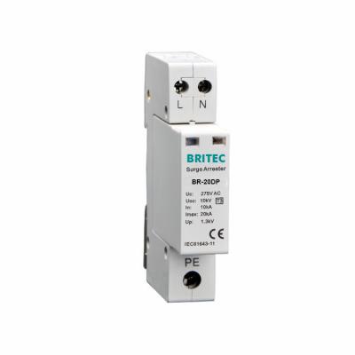 Китай BR-20DP 2P 10kV Surge Protection Device Type 3 for Low Voltage Systems type 3 surge arrester продается