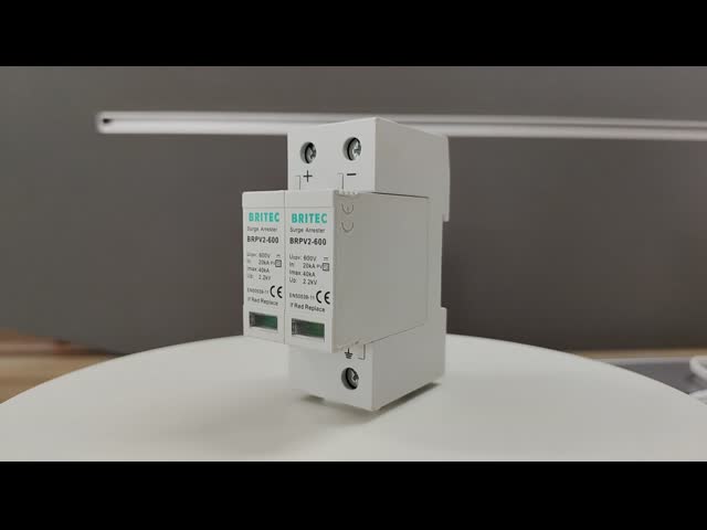 DC 600V Surge Protection Device PV Solar SPD Type 2 TUV Certified