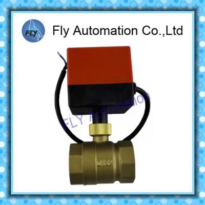 China BV2011S Electric ball valve , DN32 Synchronous motor valve DC24V AC220V for sale