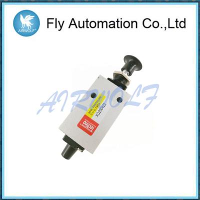 China Metal Pneumatic Manual Valve Direction Control Pneumatic Push Button Valve XQ250422 for sale