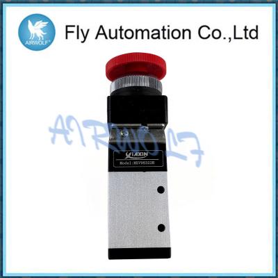 China Aluminium Alloy 3 Way Pneumatic Valve , MSV9832 Series Push Pull Valve for sale