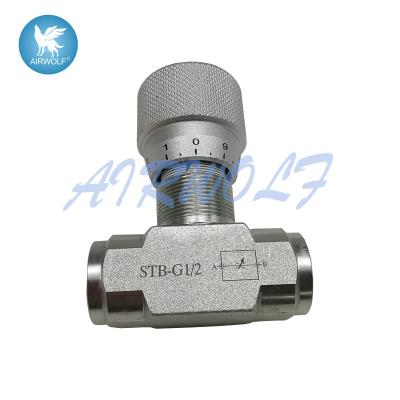 China Bidirektionales hydraulisches Flussumschaltventil STB-G1/2 des PN40 Kohlenstoffstahls zu verkaufen