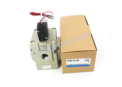 Cina Pilota pneumatico Operated Poppet Type della lega di alluminio dell'elettrovalvola a solenoide di modo di SMC VG342-5-G-04A 3 DC24V in vendita