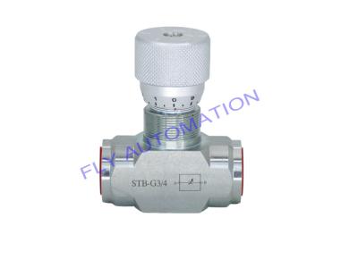 China Carbon Steel Hydraulic Flow Control Valve Oleoweb STB-G3/4 STB Series 3/4