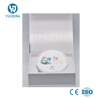 China Blocos Multilayer translúcidos do zircônio de 49% 900MPA 3D à venda