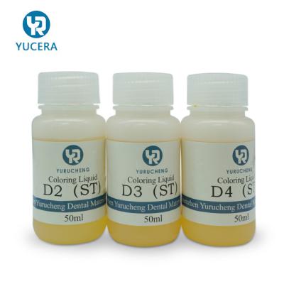 Cina La bottiglia di D2 D3 D4 modella il liquido di coloritura di biossido di zirconio 50ml in vendita