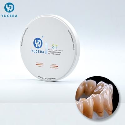 China Dental Fracture Resistance Multilayer Translucent Zirconia Blocks for sale