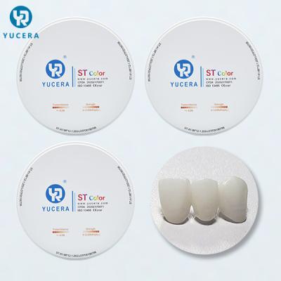 China Pre Shaded 98mm 1100 MPa Zirconia Ceramic Block for sale