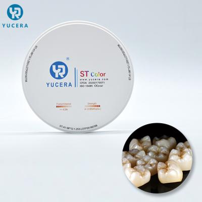 China 98mm A1 A2 A3 Color ST 1530℃ Dental Zirconia Block for sale