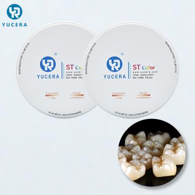 China 98*10mm 6.07g/Cm³ CAD CAM Dental Zirconia Discs for sale