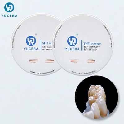 China YUCERA SHT Multilayer 98x10mm 900MPA Zirconium Disc for sale