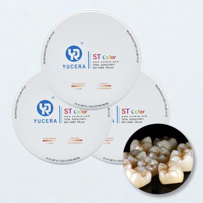 China CAD CAM Dental Zirconia Blank 16mm A2 ST Zirconia blocks With Maryland Bridge for sale