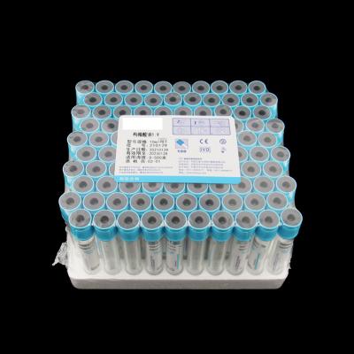 China MEDICAL PLASTIC PRP TUBE DISPOSABLE 10ML 5ML 2ML PT VACUUM SUCTION 1:9 SODIUM CITRATE for sale