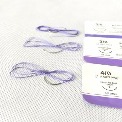 China Wholesale Medical Absorbable Sutures Polyglactin 910 Pga Suture for sale