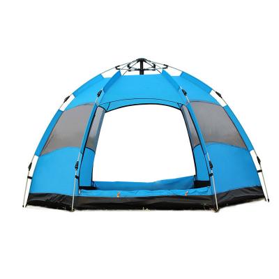 China Diagonal Bracing Type Factory Direct Wholesale Folding Tent Hexagonal Mosquito Proof Tent Instant Pop Up Tent For Outdoor Wild Picnic for sale