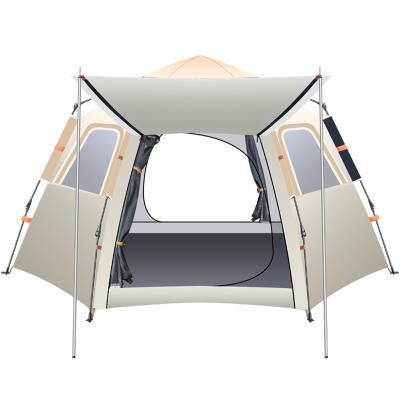 China Diagonal Bracing Type Wholesale Easy Setup Fully Automatic Instant Pop Up Tent Portable Camping Thickened Waterproof Tent For Traveling Picnic for sale