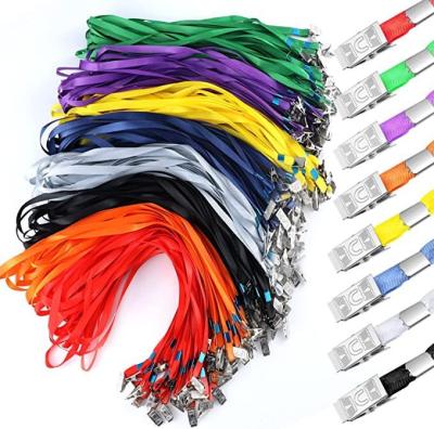 China Polyester Custom Logo Dye Sublimation Polyester Keychain Lanyard Wholesale Neck Lanyard Strap for sale