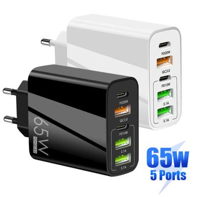 China Cell Phone 4A Type-C PD20w 3USB Adapters UK/US/EU Charger Wall Power Travel Fast Charging Adapter For Tablet Mobile Laptop for sale