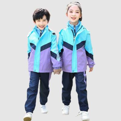 China Latest Design School Winter Children Sportswear Outdoor School Uniforms For Elementary School Students for sale