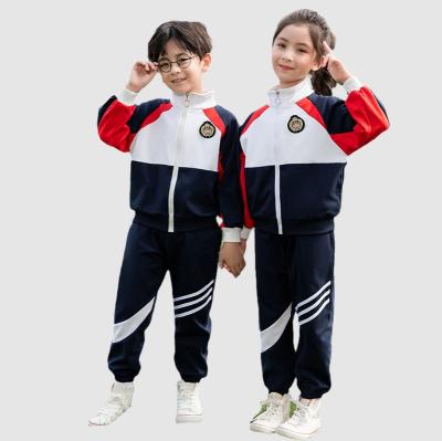 China Children's school uniform jacket OEM design primary school children's girls' clothing for sale