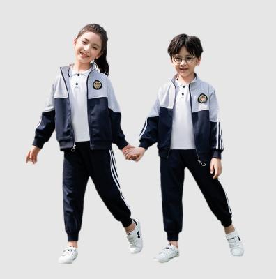 China School children school uniforms, boys sportswear suits and teenage school uniforms for sale