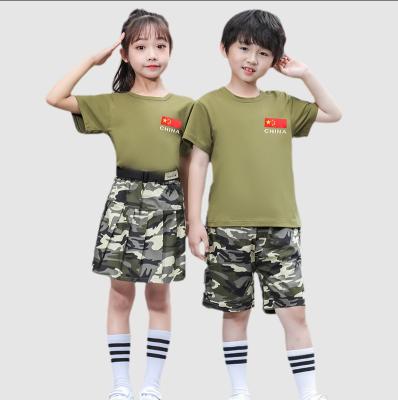 China Wholesale Summer Military Training Uniforms School Uniforms School Uniforms Camouflage Suits Sportswear for sale