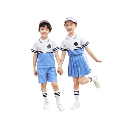 China School summer school uniforms, sportswear, female student uniforms, hot-selling kindergarten uniforms design for sale