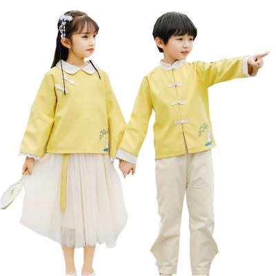 China School uniforms of the day of the best fashion wholesale student autumn school uniforms traditional children's clothing sale for sale