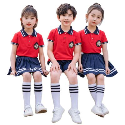 China Best Selling School Uniforms, Pants And Sports Series Red Suits For Male And Female Students for sale