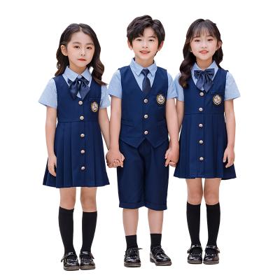 China School Factory Customized Design School Uniform Skirt Western Style School Uniform For Primary School Students for sale