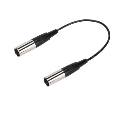 China Microphone Doonjiey 3 Pin XLR Male To Male Gold Plated OEM Factory Microphone Low Noise Cable For Microphone for sale