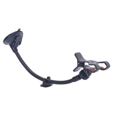 China Wholesale Adjustable Long Neck Car Mount Universal Mobile Phone Clip Holder Stand for sale