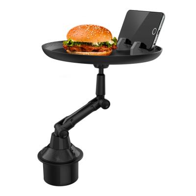 China Wholesale 2021new Products Adjustable Tending Cup Holder Tray for Car Enjoy Your Meal and Stay Organized - Adjustable Car Tray Table for sale