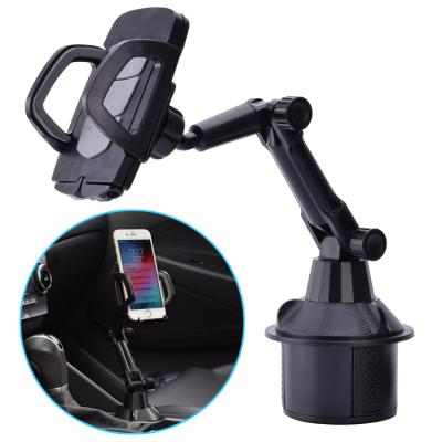 China 2020 360 Degree Rotation Adjustable Car Accessories Adjustable Flexible Car Cup Holder Mobile Phone Stretch Mount for sale