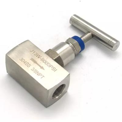 China WETCH 304 Handle 6000PSI Wheel Stainless Steel Operated Needle Valve for sale