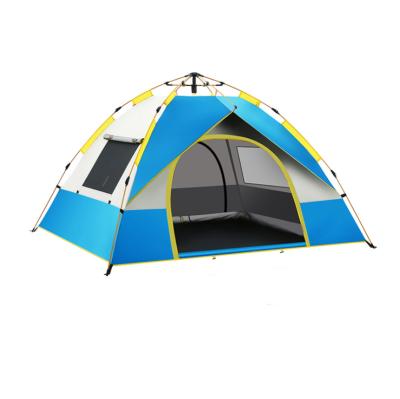 China uv-resistant outdoor camping 3 4 person tent waterproof polyester tent for sale for sale