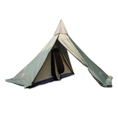 China large outdoor pyramid tent oxford fabric kitchen tent UV-resistant for camping for sale